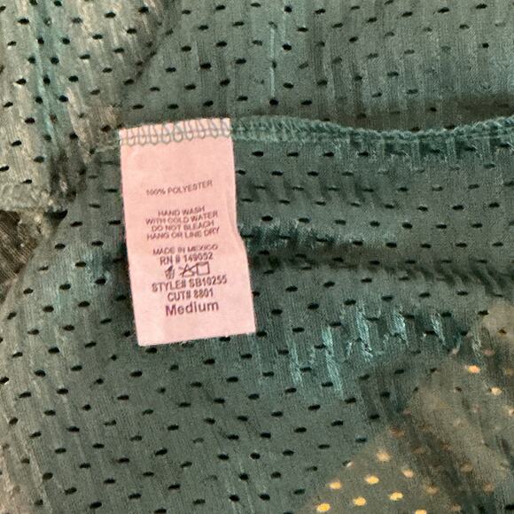 GREENBAY NFL #77 Football Ladies Vintage Look Cropped Mesh LaceV-neck Jersey M - Picture 8 of 9